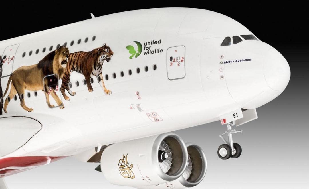 Amazon | エアバス A380-800 ワイルド ライフ | プラモデル 通販